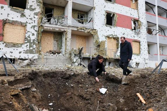 Норвезькі міністри потрапили під обстріл у Харкові