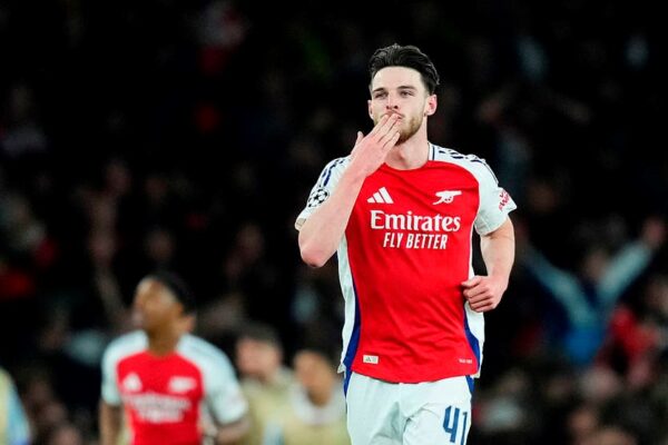 Арсенал переміг Реал у чвертьфіналі ЛЧ: Райс відзначився двічі