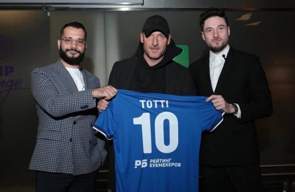 Франческо Тотті став гостем церемонії нагородження від букмекерів у Москві