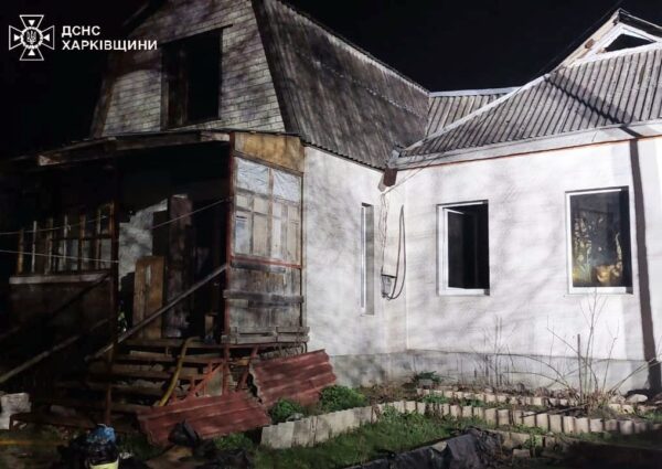 На Харківщині у пожежі загинули дитина та чоловік