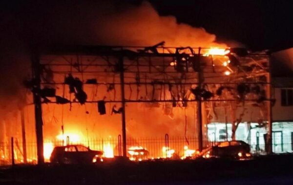 На Київщині сталися пожежі через атаку БПЛА