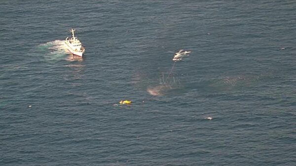 В Японії медичний гелікоптер впав у море: є загиблі