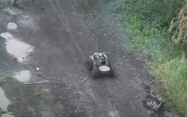 ГУР показало, як наземний робот Лють знищує росіян