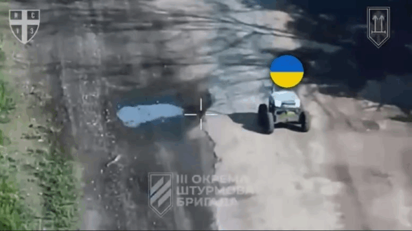 Росіяни здались в полон наземним роботам