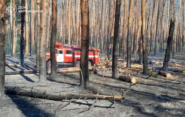 Російські обстріли Харківщини викликали вісім пожеж