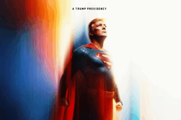 Трамп – супермен: Білий дім опублікував новий допис