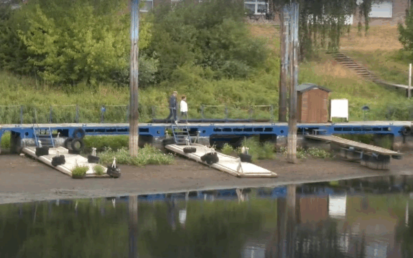 У Німеччині через посуху зупинив роботу річковий порт на Ельбі