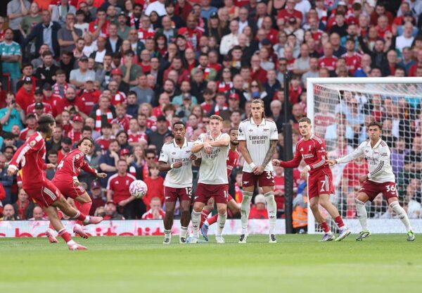 Ліверпуль та Арсенал ходили з м’ячем по полю до ефектного голу Собослаї