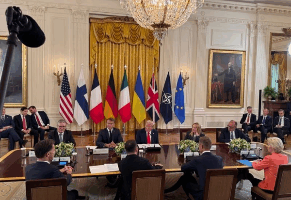 У США триває зустріч за участю лідерів Європи