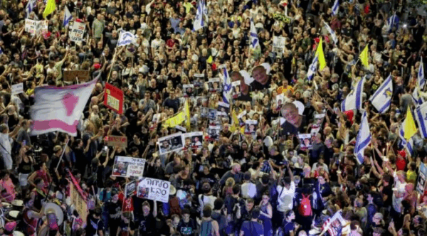 В Ізраїлі тисячі людей вийшли на протести проти плану Нетаньяху щодо Гази