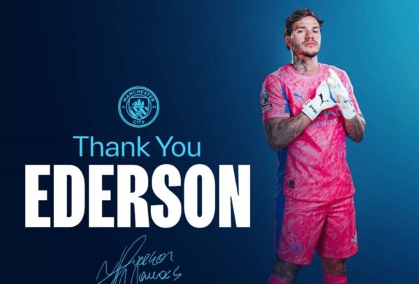 Едерсон офіційно залишив Манчестер Сіті
