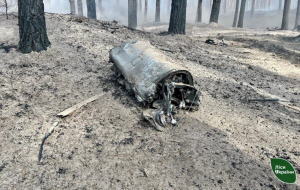 На Черкащині через російські ракети пошкоджено майже 6 гектарів лісу