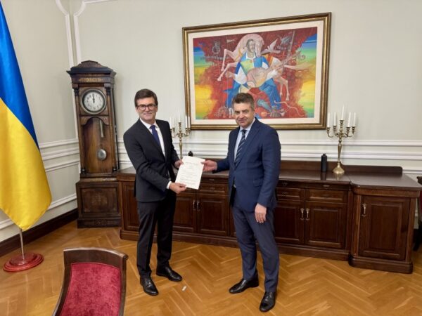 Новий посол Німеччини взявся до роботи в Києві