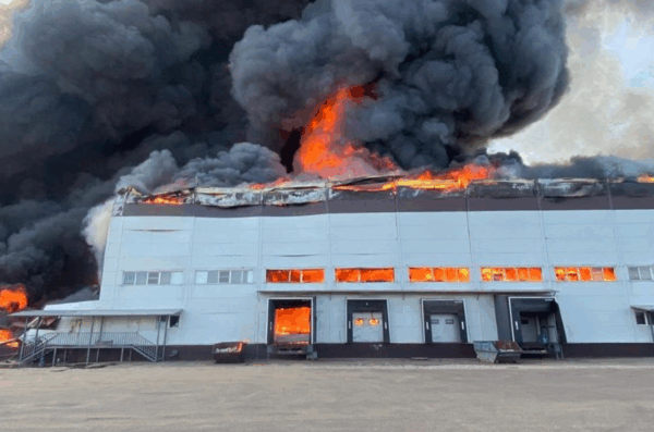 Під Москвою сталася потужна пожежа