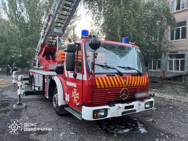 Росіяни атакували рятувальників, які гасили пожежу в Краматорську