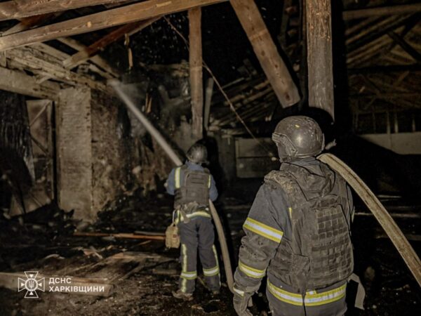 У ДСНС показали наслідки атаки дронів на Чугуїв
