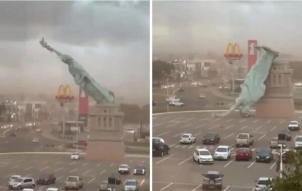 У Бразилії впала копія американської статуї Свободи