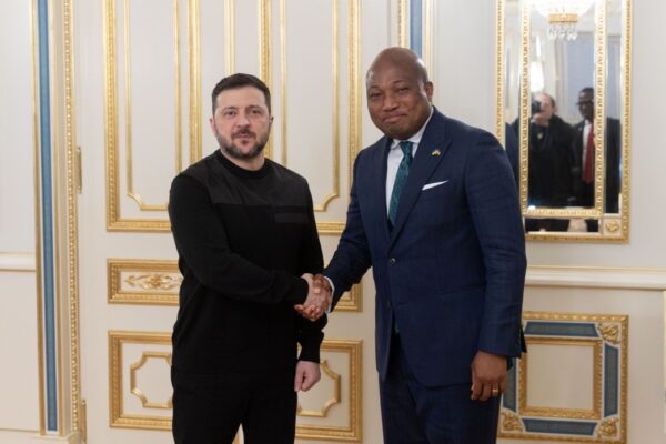 Зеленський вперше зустрівся з главою МЗС Гани